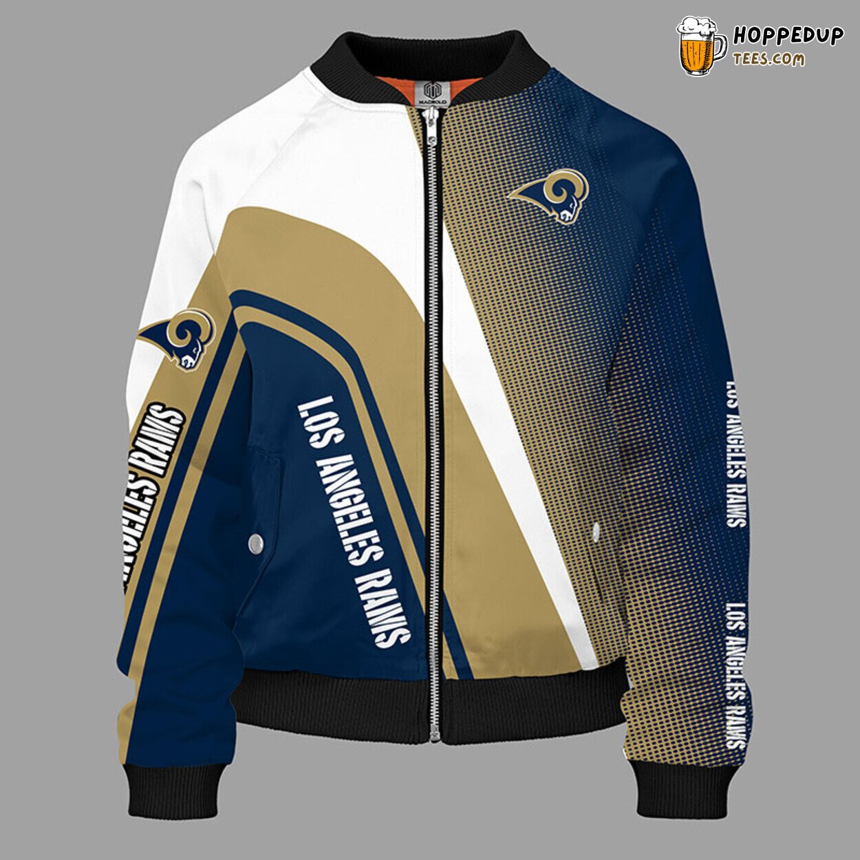NFL Los Angeles Rams Blue Premium Unisex Bomber Jacket Design