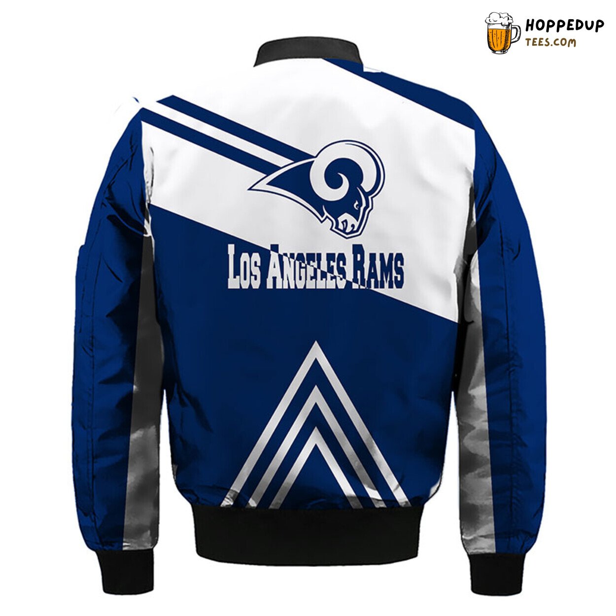 NFL Los Angeles Rams Blue Silver Premium Unisex Bomber Jacket