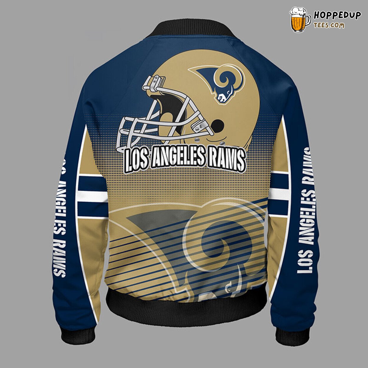 NFL Los Angeles Rams Classic Blue Premium Bomber Jacket Design