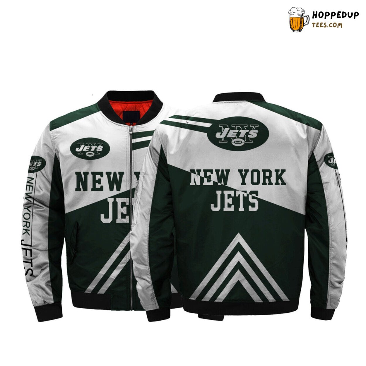 NFL Men’s New York Jets Bomber Jacket Football Sale Outerwear