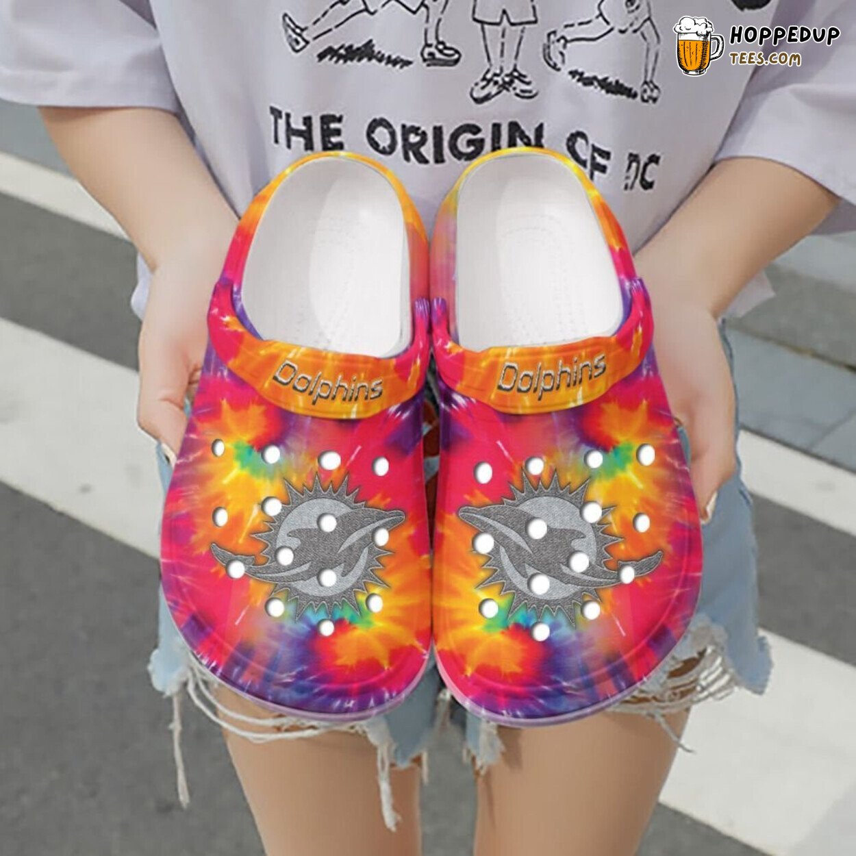 NFL Miami Dolphins Themed Comfortable Unique Sporty Clog Shoes