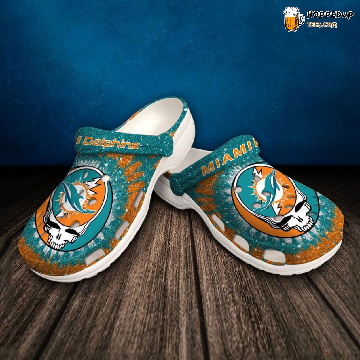 NFL Miami Dolphins Themed Comfortable Unique Stylish Design Clogs