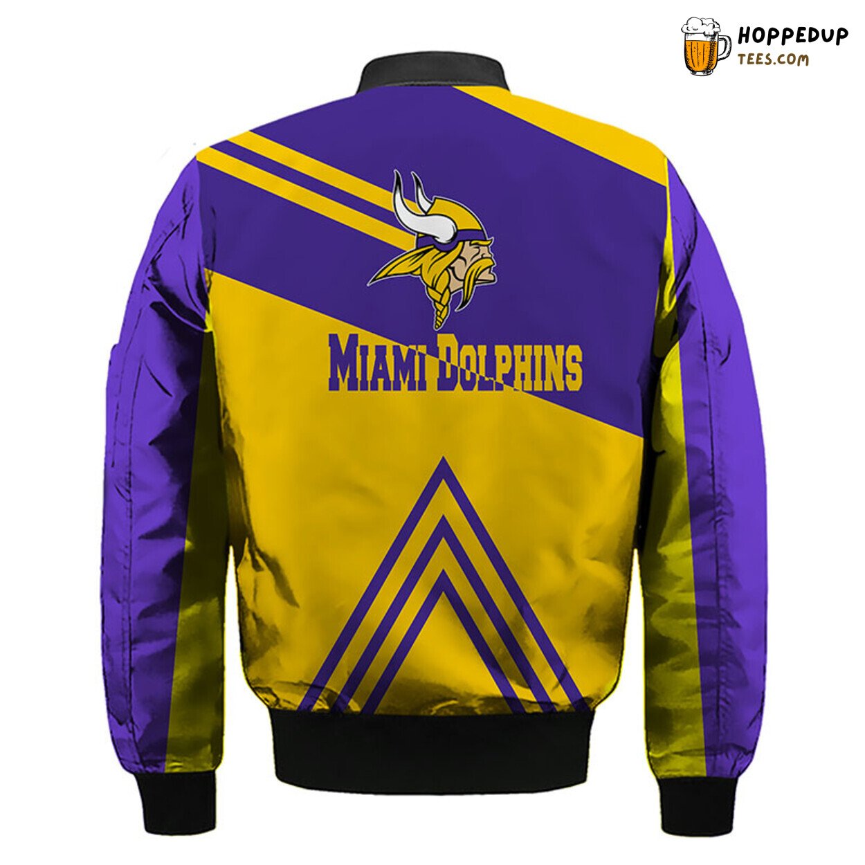 NFL Minnesota Vikings Classic Yellow Premium Bomber Jacket Design