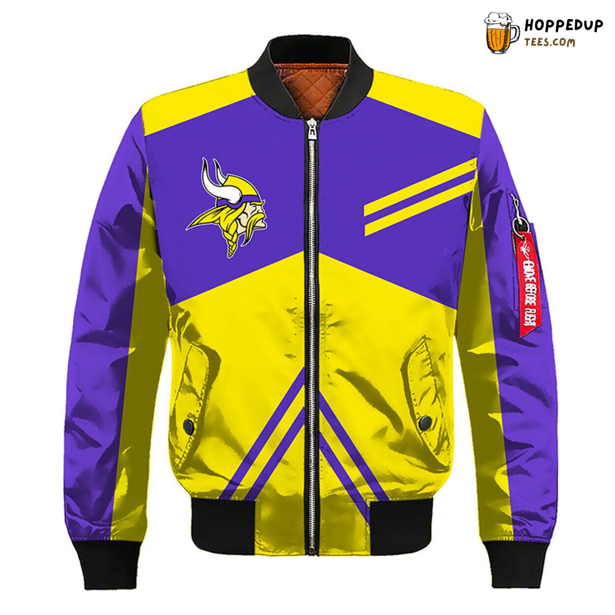 NFL Minnesota Vikings Classic Yellow Premium Bomber Jacket Design
