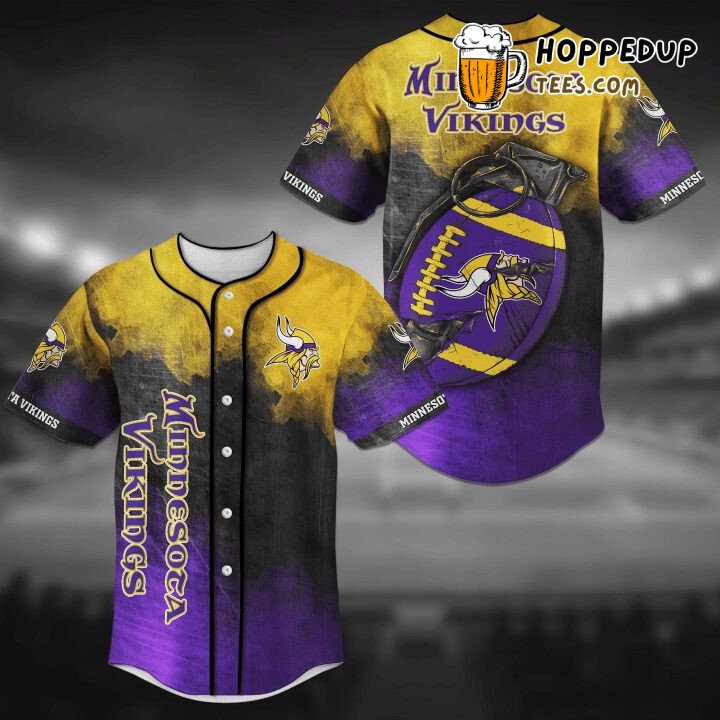 NFL Minnesota Vikings Special Style Baseball Jersey Unisex Shirt