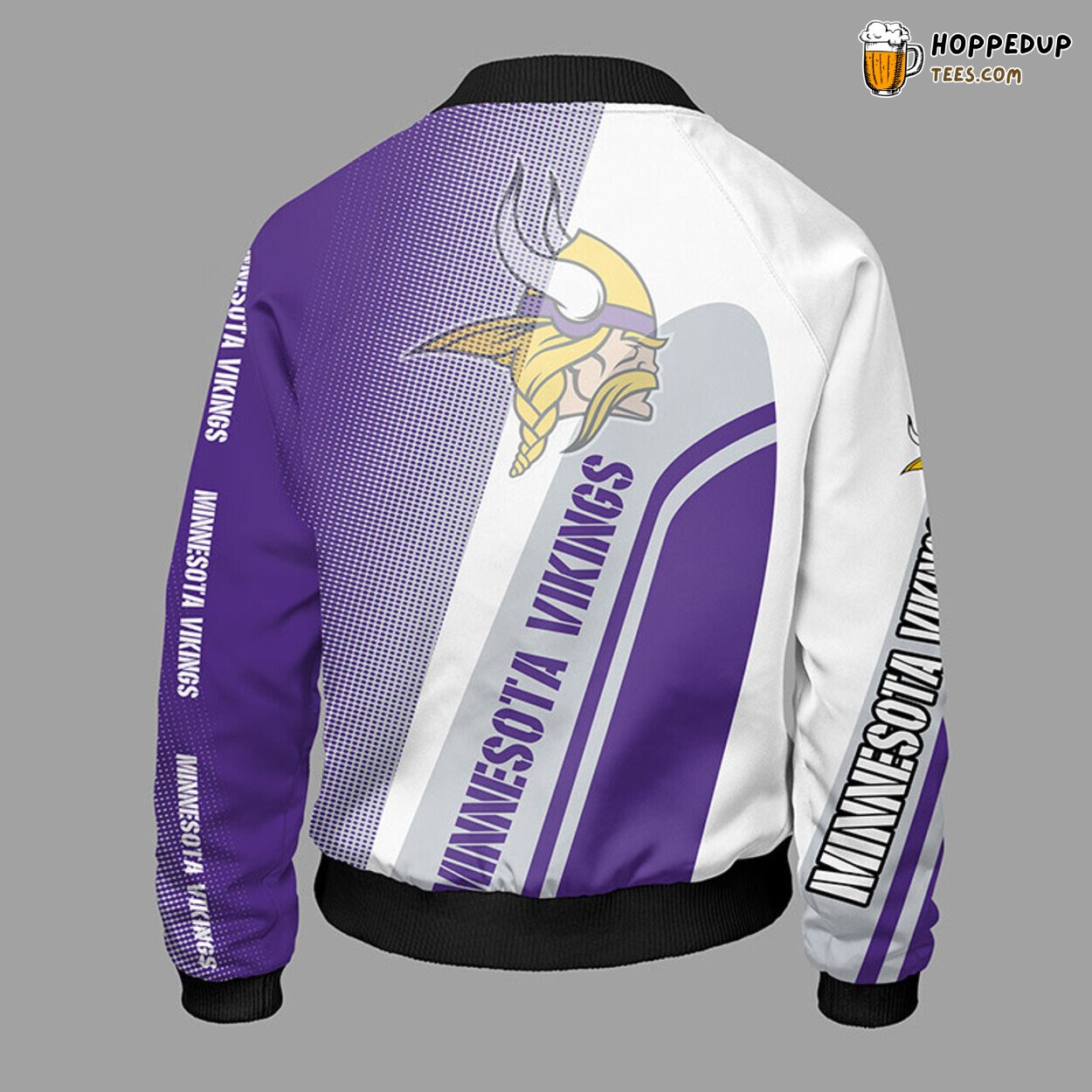NFL Minnesota Vikings Violet Premium Unisex Bomber Jacket Design