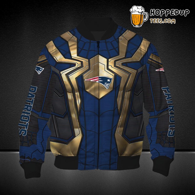 NFL New England Patriots Spider Man Edition Bomber Jacket