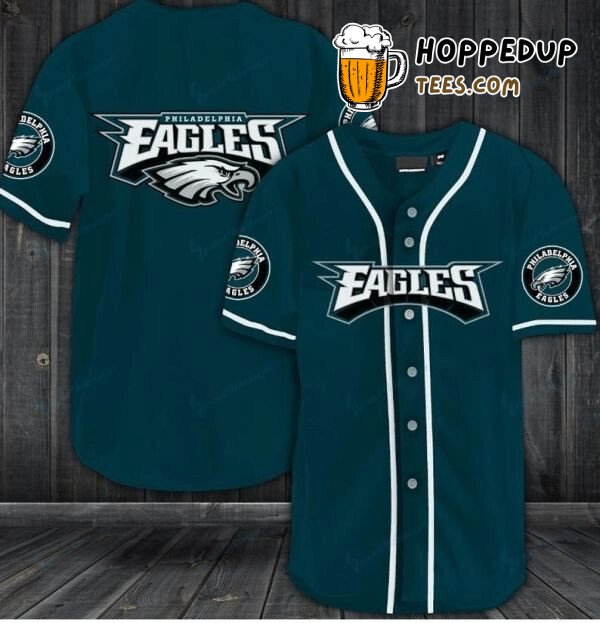 NFL Philadelphia Eagles Green Style Baseball Jersey Unisex Shirt