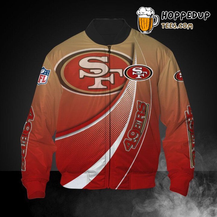 NFL San Francisco 49ers Free Style Design Bomber Jacket