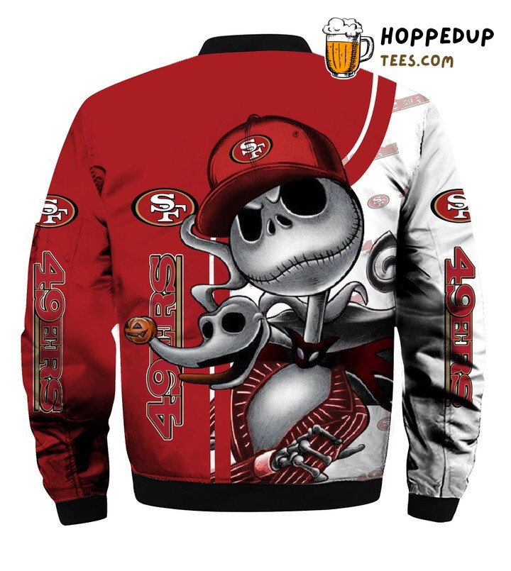 NFL San Francisco 49ers Jack Halloween and Team Bomber Jacket