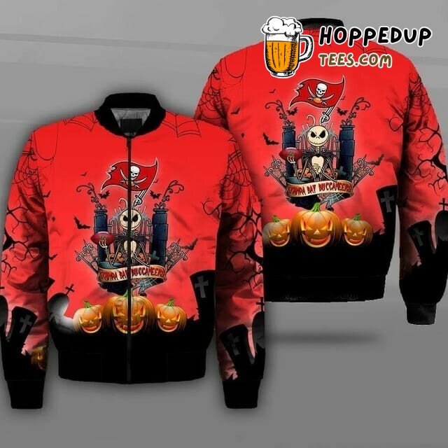 NFL Tampa Bay Buccaneers Jack Skellington Bomber Jacket