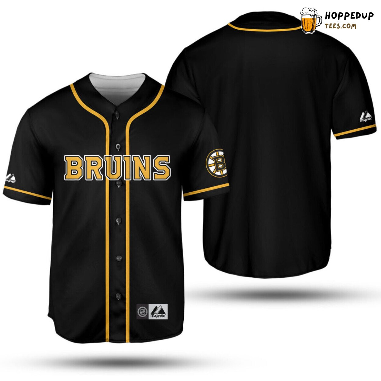 NHL Boston Bruins Black Edition Baseball Jersey Unisex Shirt