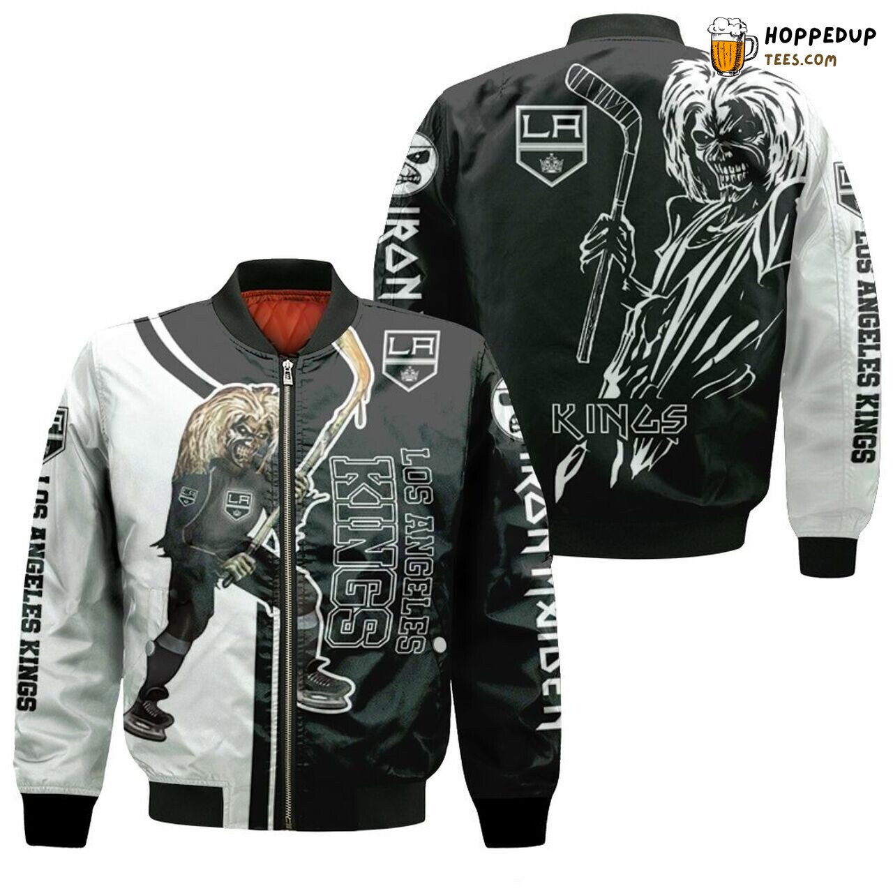 NHL Los Angeles Kings Zombie For Fans Bomber Jacket