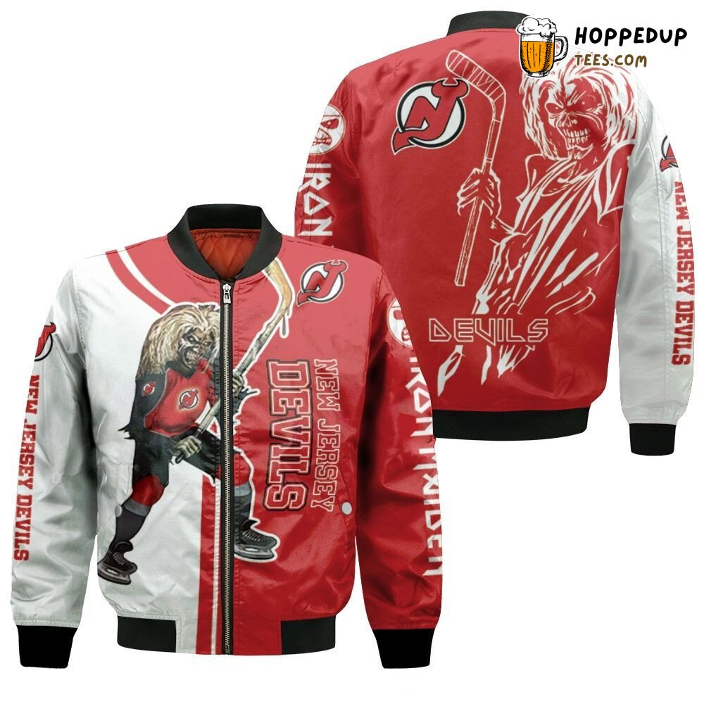 NHL New Jersey Devils Zombie For Fans Bomber Jacket