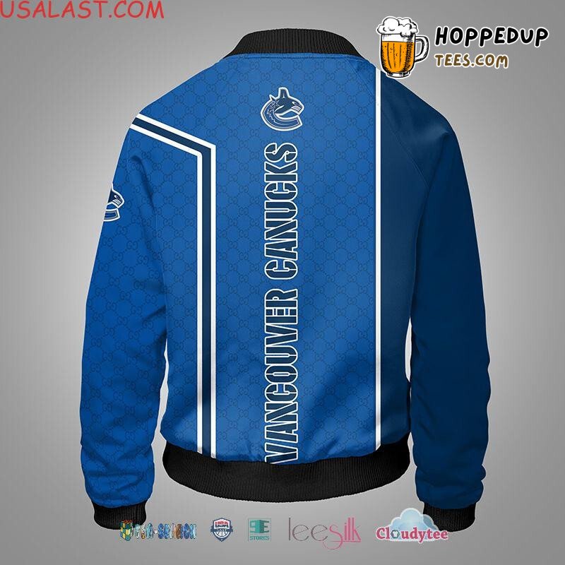 NHL Vancouver Canucks Blue GC Edition Bomber Jacket