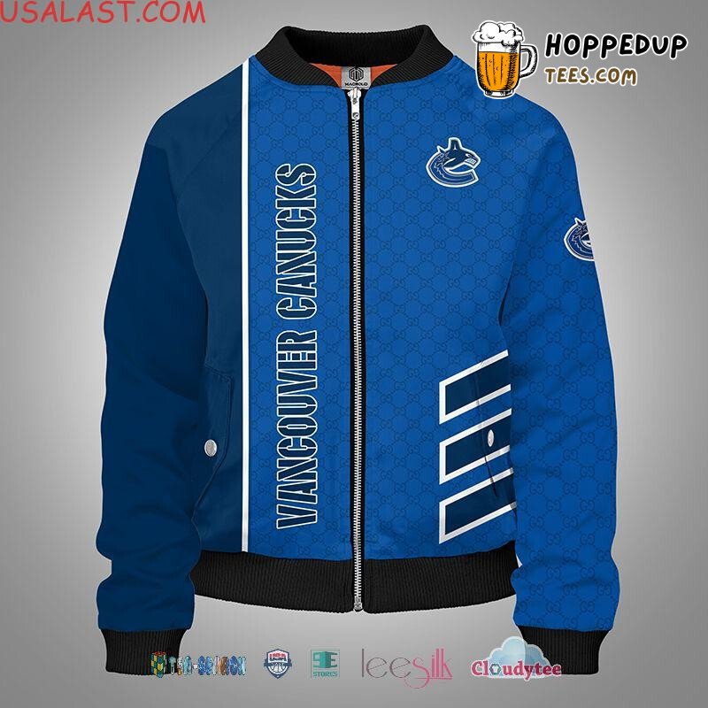 NHL Vancouver Canucks Blue GC Edition Bomber Jacket