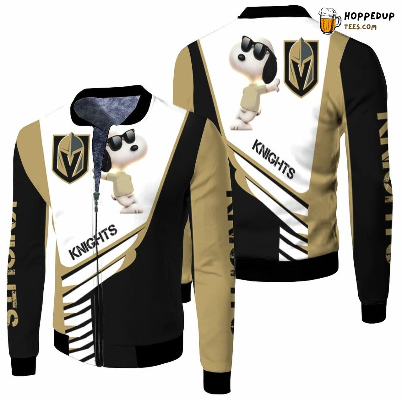 NHL Vegas Golden Knights Snoopy For Fans Bomber Jacket