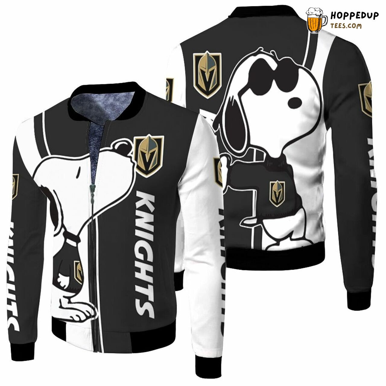 NHL Vegas Golden Knights Snoopy Lover Bomber Jacket