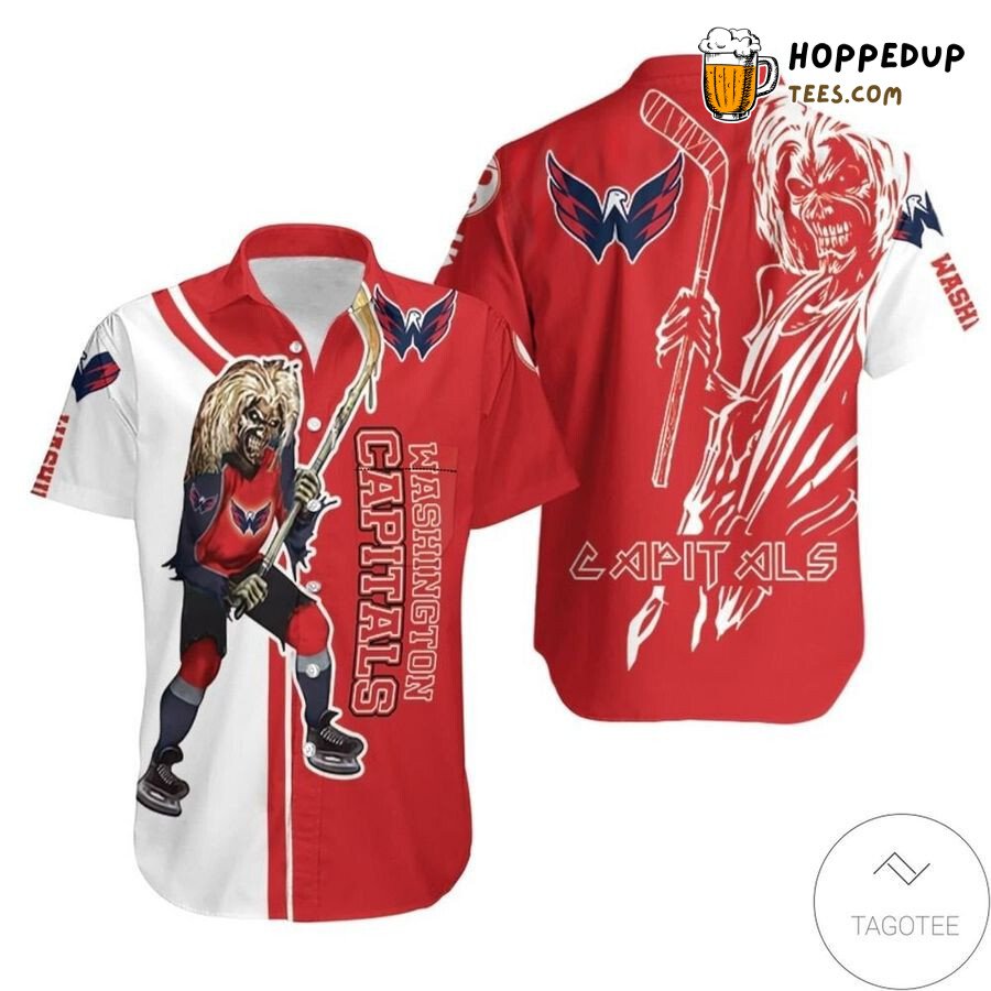 NHL Washington Capitals Red White Zombie Player Baseball Jersey Unisex Shirt