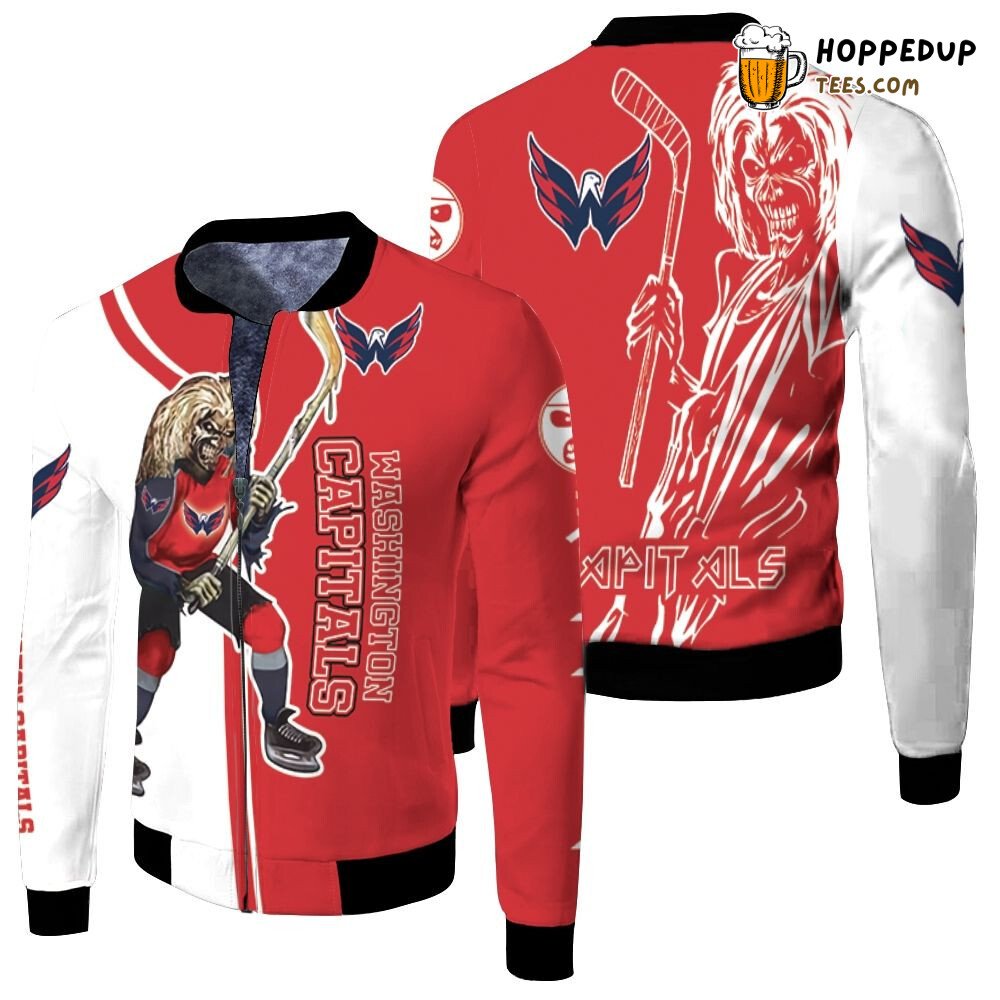 NHL Washington Capitals Zombie For Fans Bomber Jacket