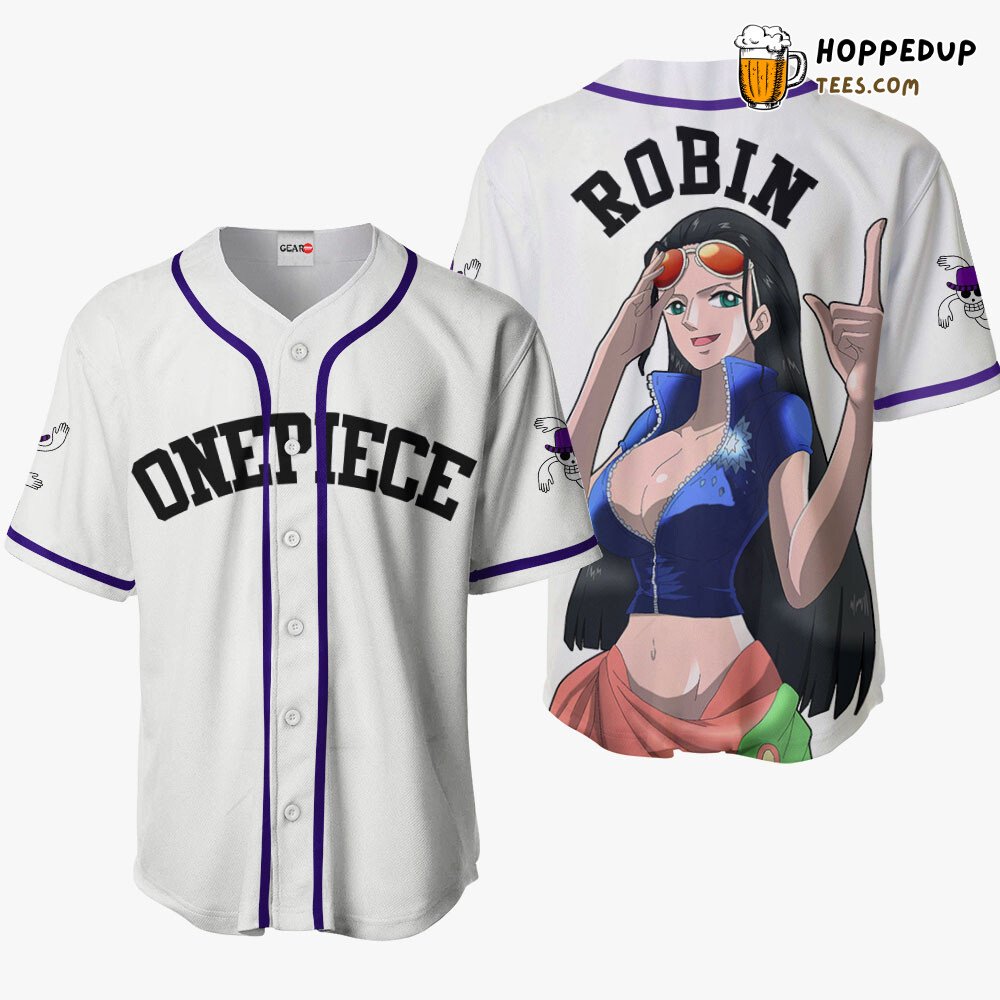 Nico Robin Unique Collection Design Baseball Jersey Distinctive Edition Nico Robin Unique Collection Design Baseball Jersey Distinctive Edition
