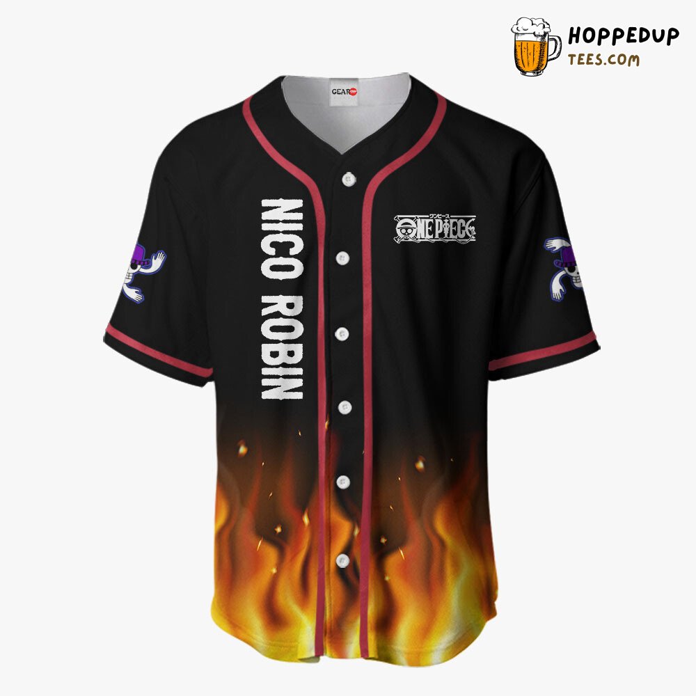 Nico Robin Unique OP Anime Design Distinctive Baseball Jersey Edition