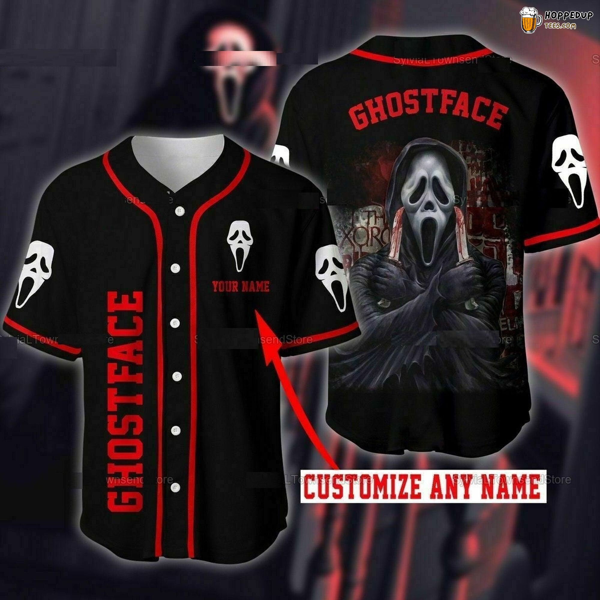 Nightmare Elm Street Ghostface Unique Baseball Jersey Personalized Edition