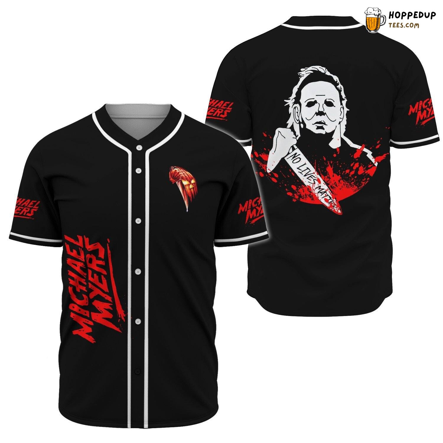 No Lives Matter Michael Myers Unique Design Baseball Jersey Edition Look