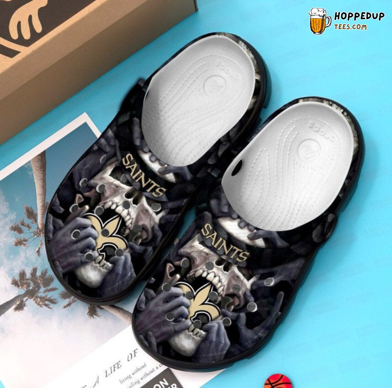 NO Saints Skull Themed Stylish Comfortable Clog Shoes