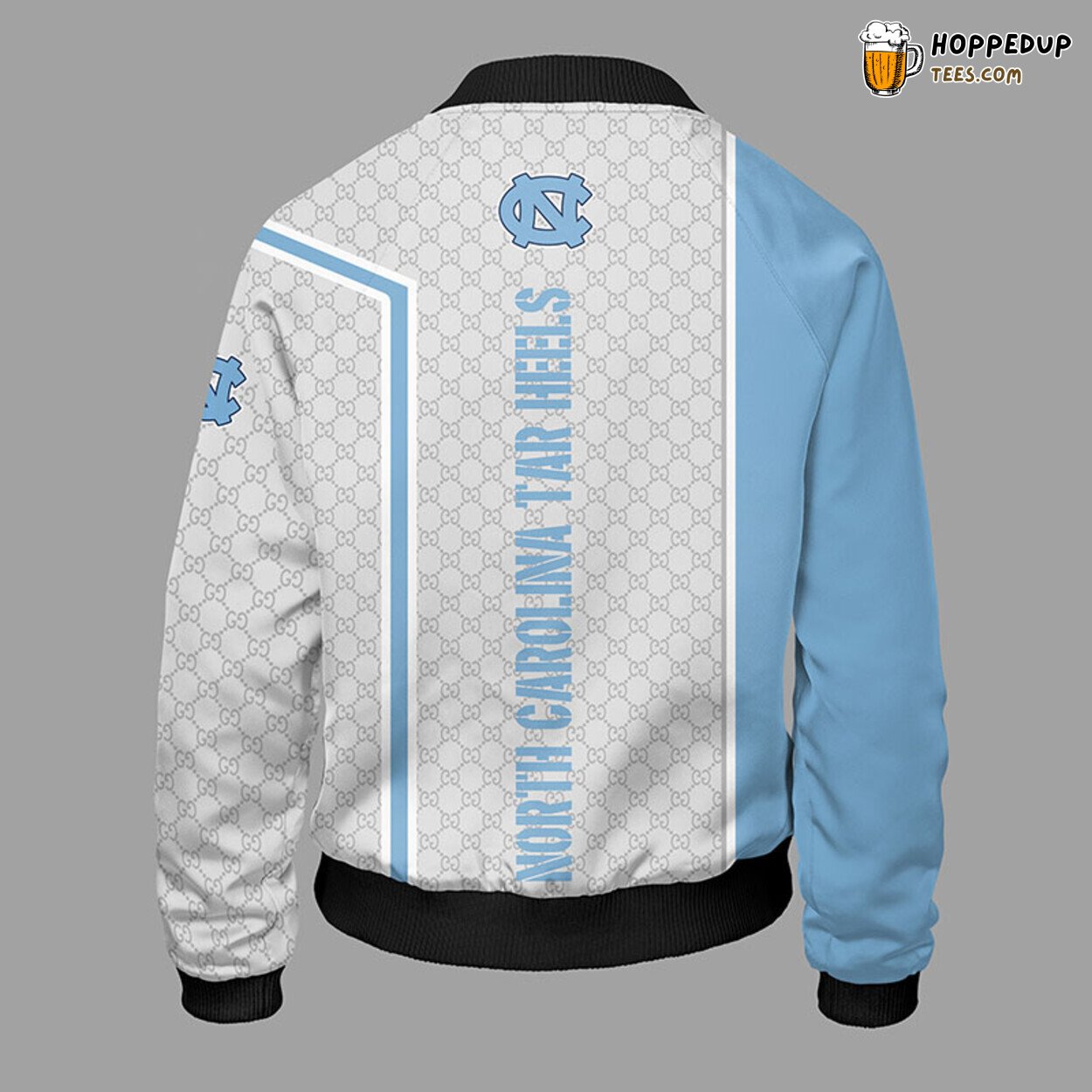 North Carolina Tar Heels Blue Unisex NCAA Bomber Jacket Design