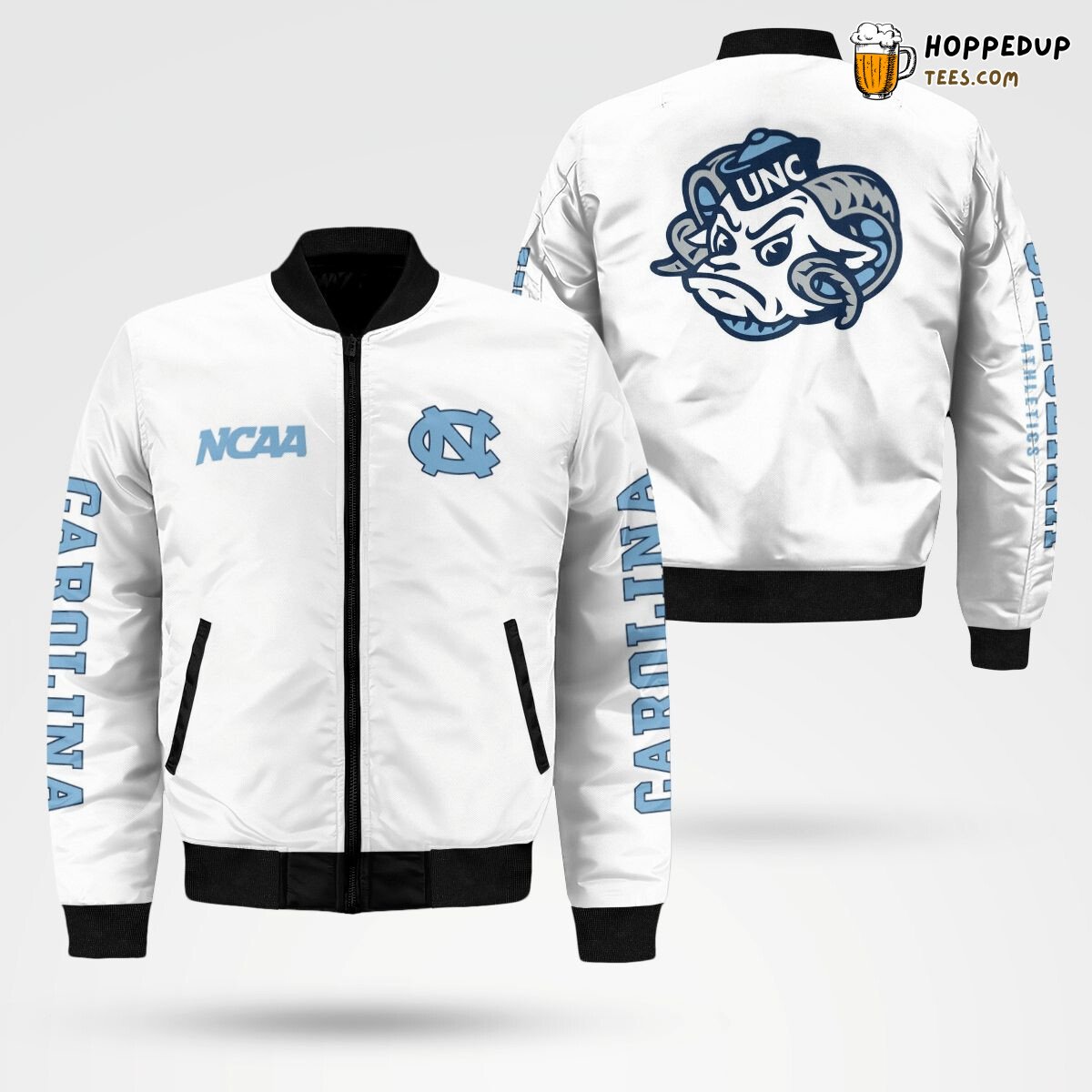 North Carolina Tar Heels NCAA Essential Blue Bomber Jacket