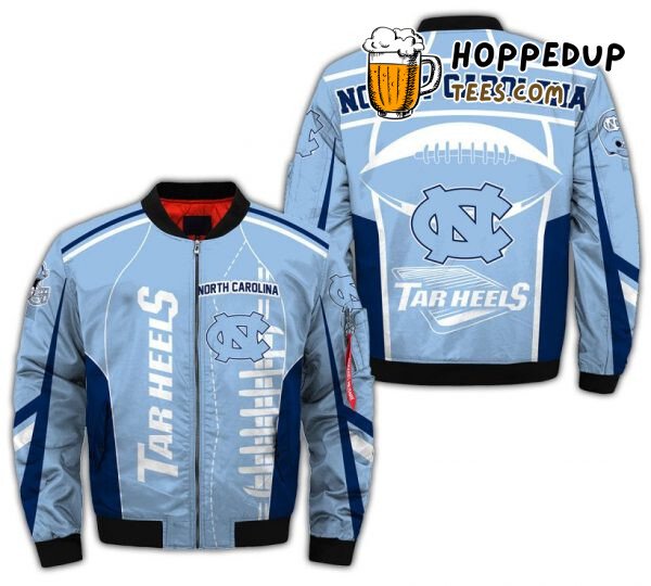 North Carolina Tar Heels NCAA Iconic Blue Bomber Jacket Series