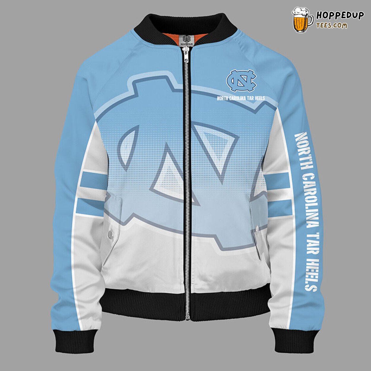North Carolina Tar Heels Unique Blue NCAA Bomber Jacket Design