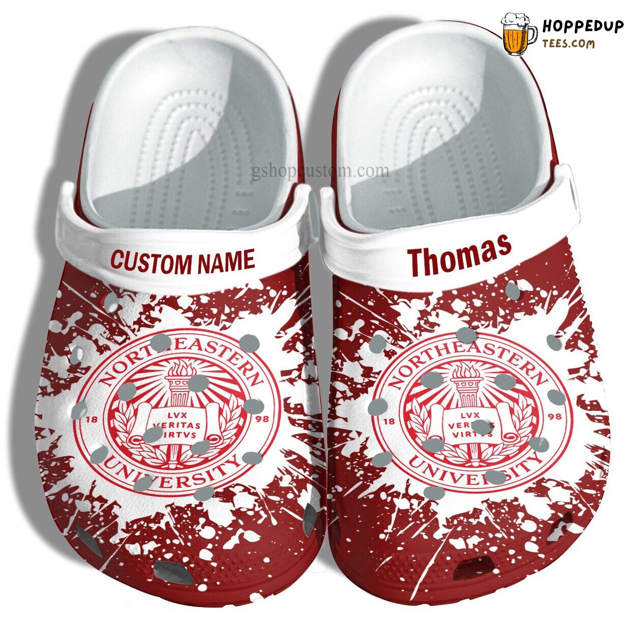 Northeastern University Graduation Customized Gift Comfort Clogs