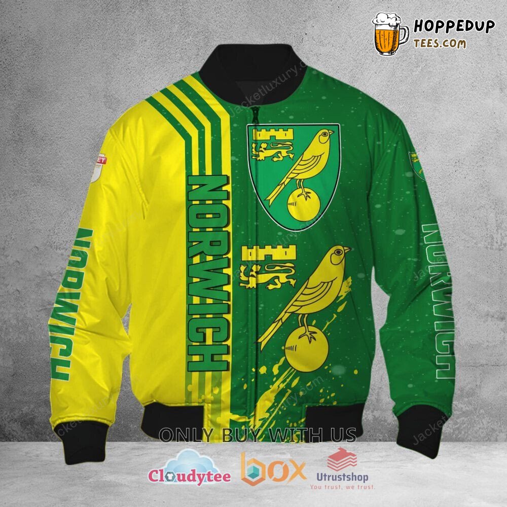 Norwich City FC Emblem Enriched Bomber Jacket Collector’s Edition
