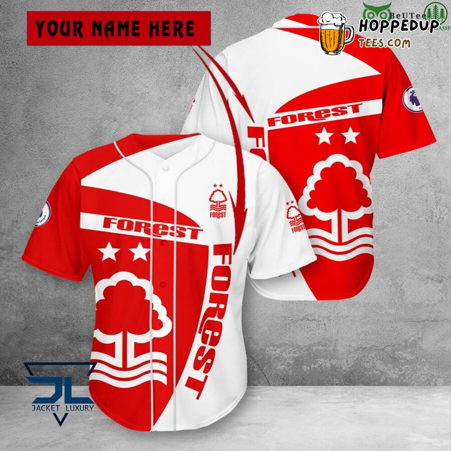 Nottingham Forest FC Custom Name Edition Baseball Jersey Unisex Shirt