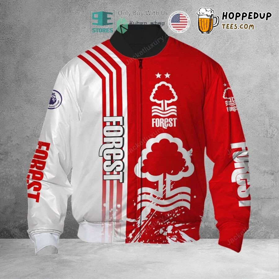 Nottingham Forest FC Iconic Logo Edition Bomber Jacket Trim