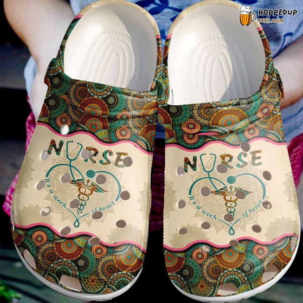 Nurse A Work Of Heart Love Doctor Special Rubber Clog Footwear
