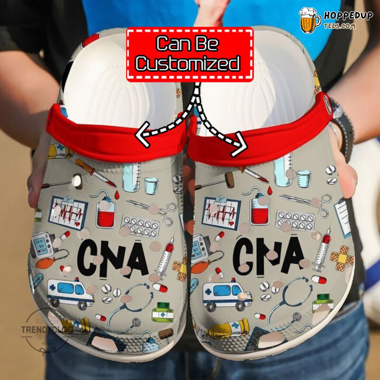 Nurse CNA Life Personalized Comfortable Unique Design clog Shoes