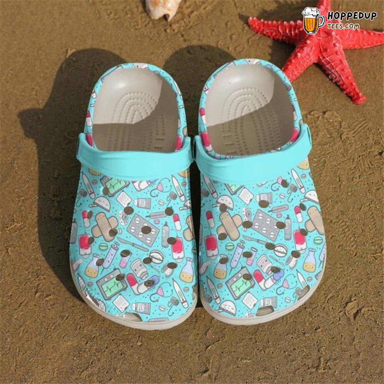 Nurse Cute Themed Classic Comfortable Clogs Healthcare Professional Shoes