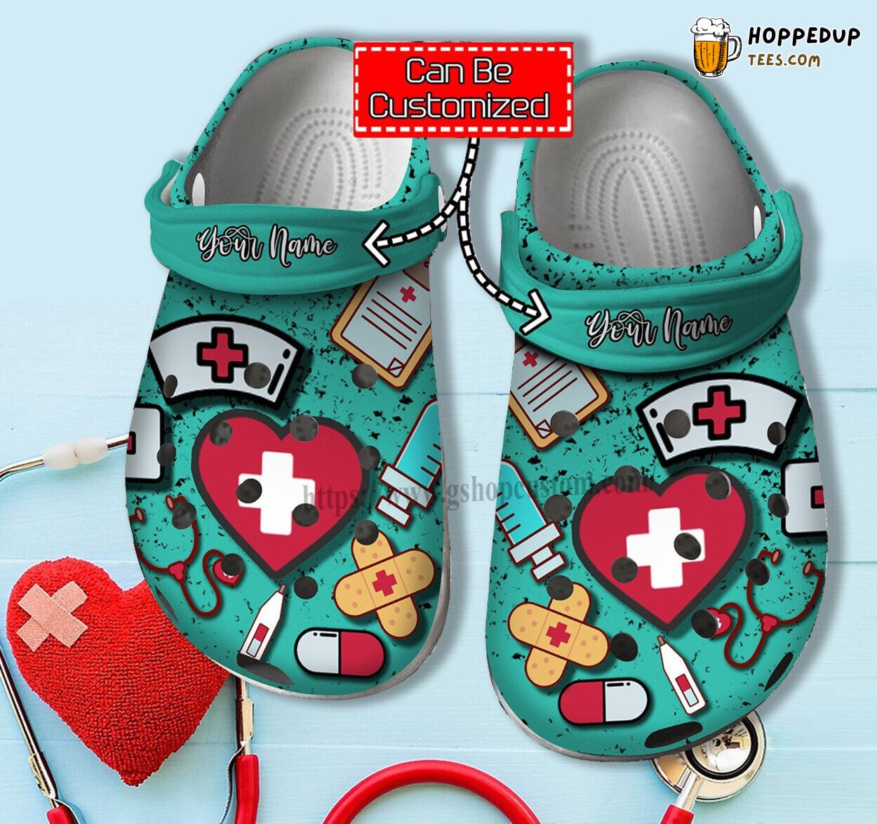 Nurse Doctor Item Chibi Gifts Mom Daughter Customize Shoes