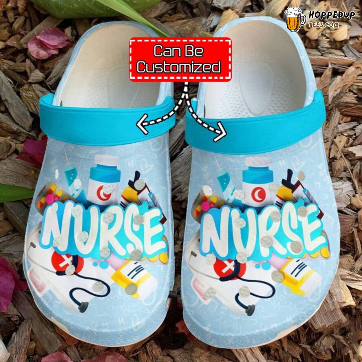 Nurse In Colors Theme Comfortable Clogs Healthcare Inspired Footwear