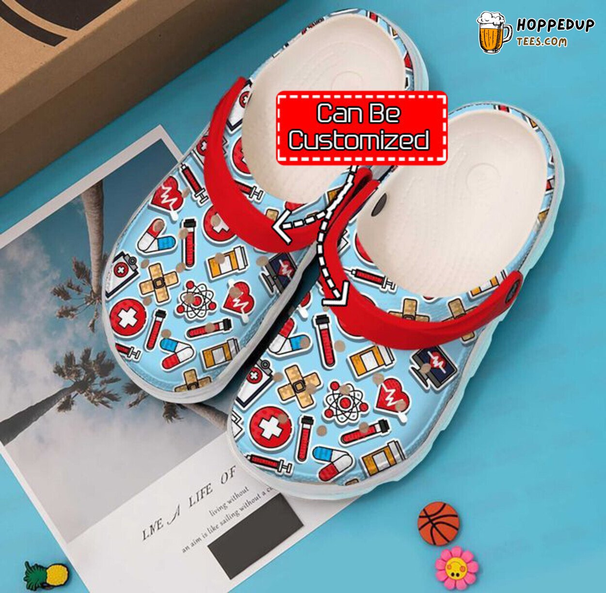 Nurse Nursing Collection Theme Comfortable Clogs Healthcare Inspired Shoes