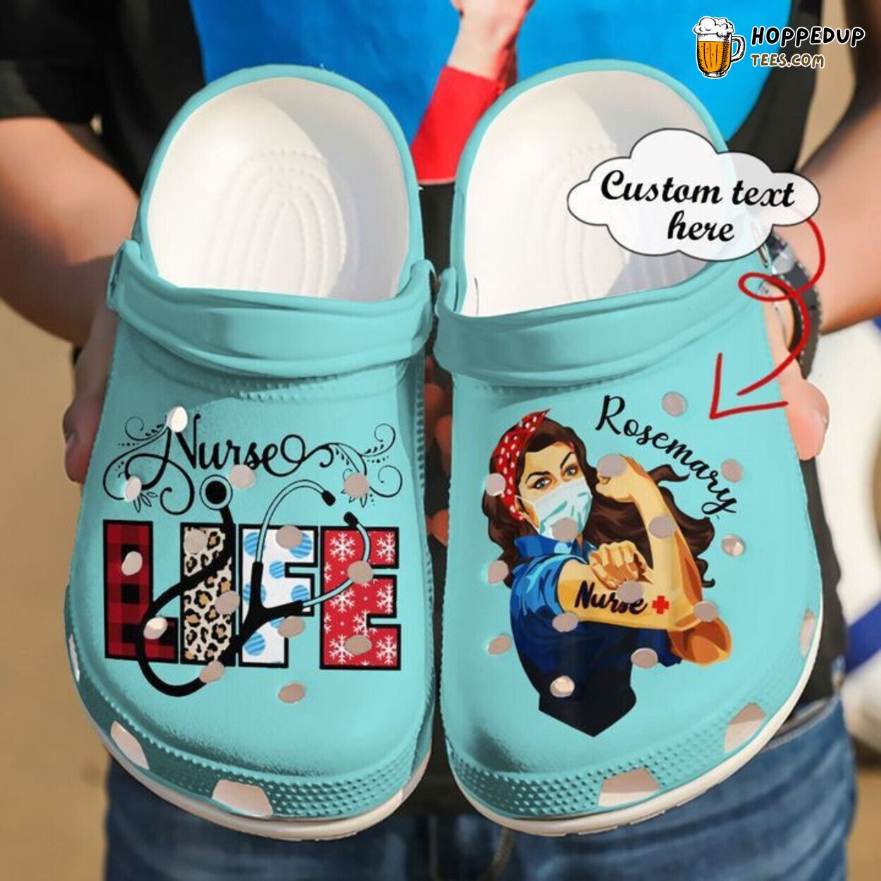 Nurse Personalized Life Comfortable Clog Shoes Unique Design