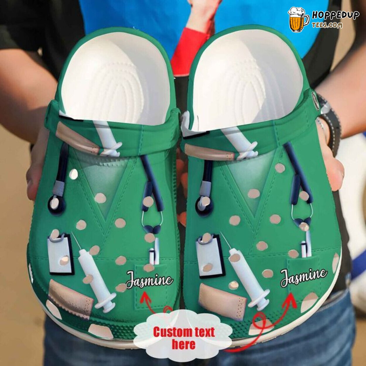 Nurse Personalized Pride Theme Comfortable Clogs Healthcare Footwear