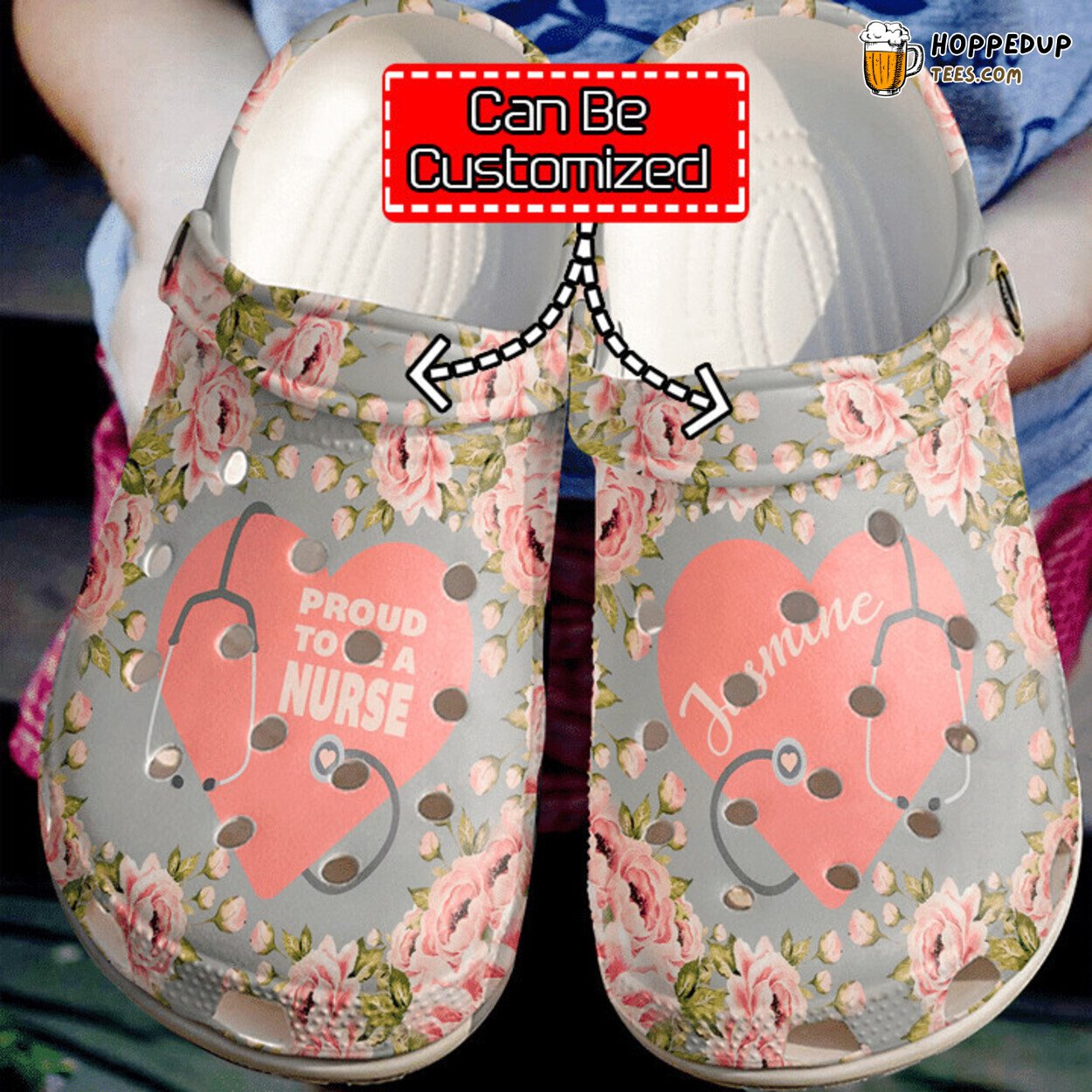 Nurse Personalized Proud To Be Comfortable Unique Design Clog Shoes