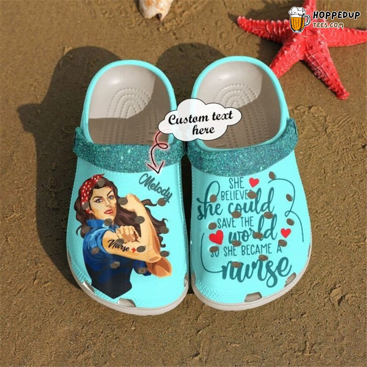 Nurse Personalized She Believed Could Theme Comfortable Clogs Shoes