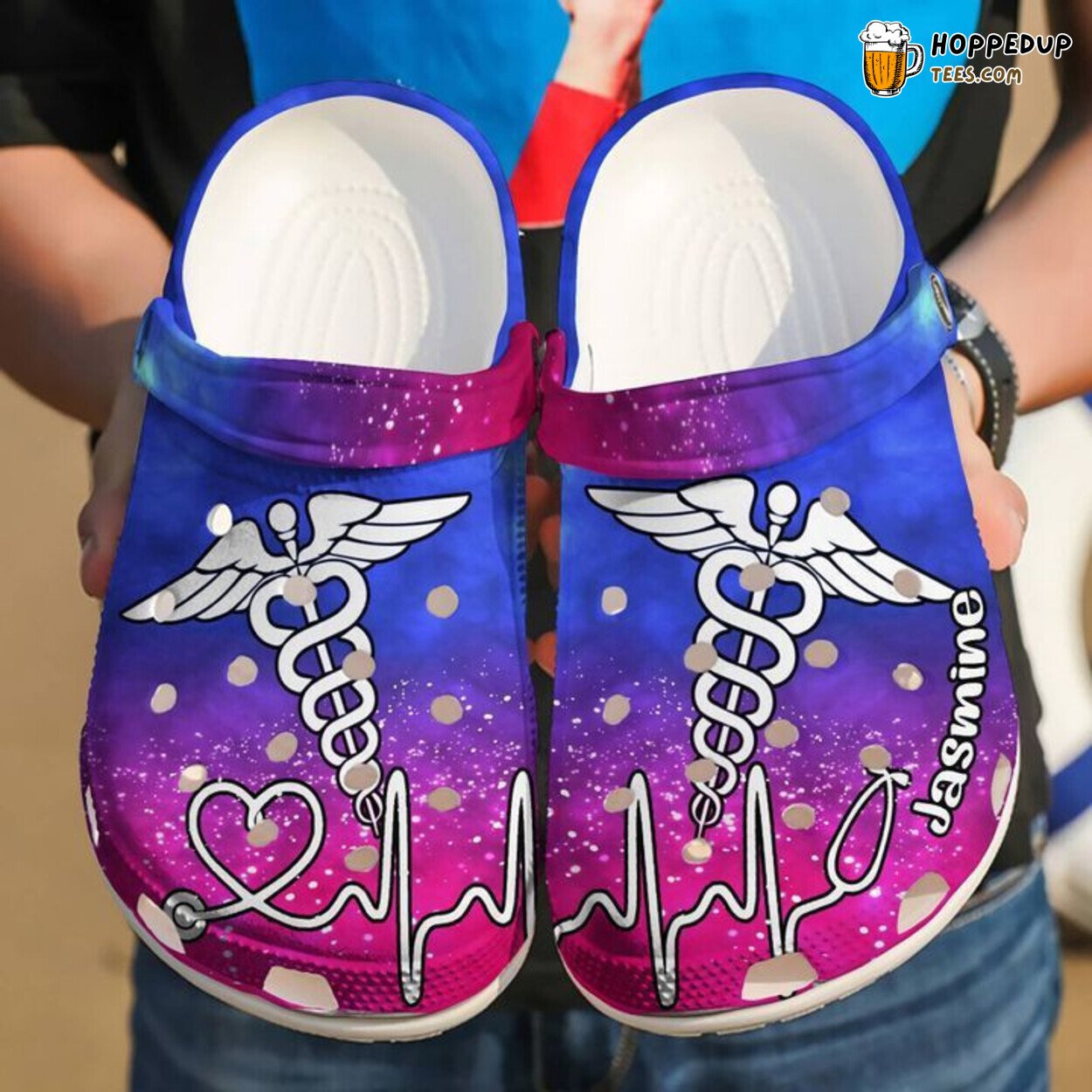 Nurse Personalized Symbol Design Comfortable Clog Shoes for Nurses