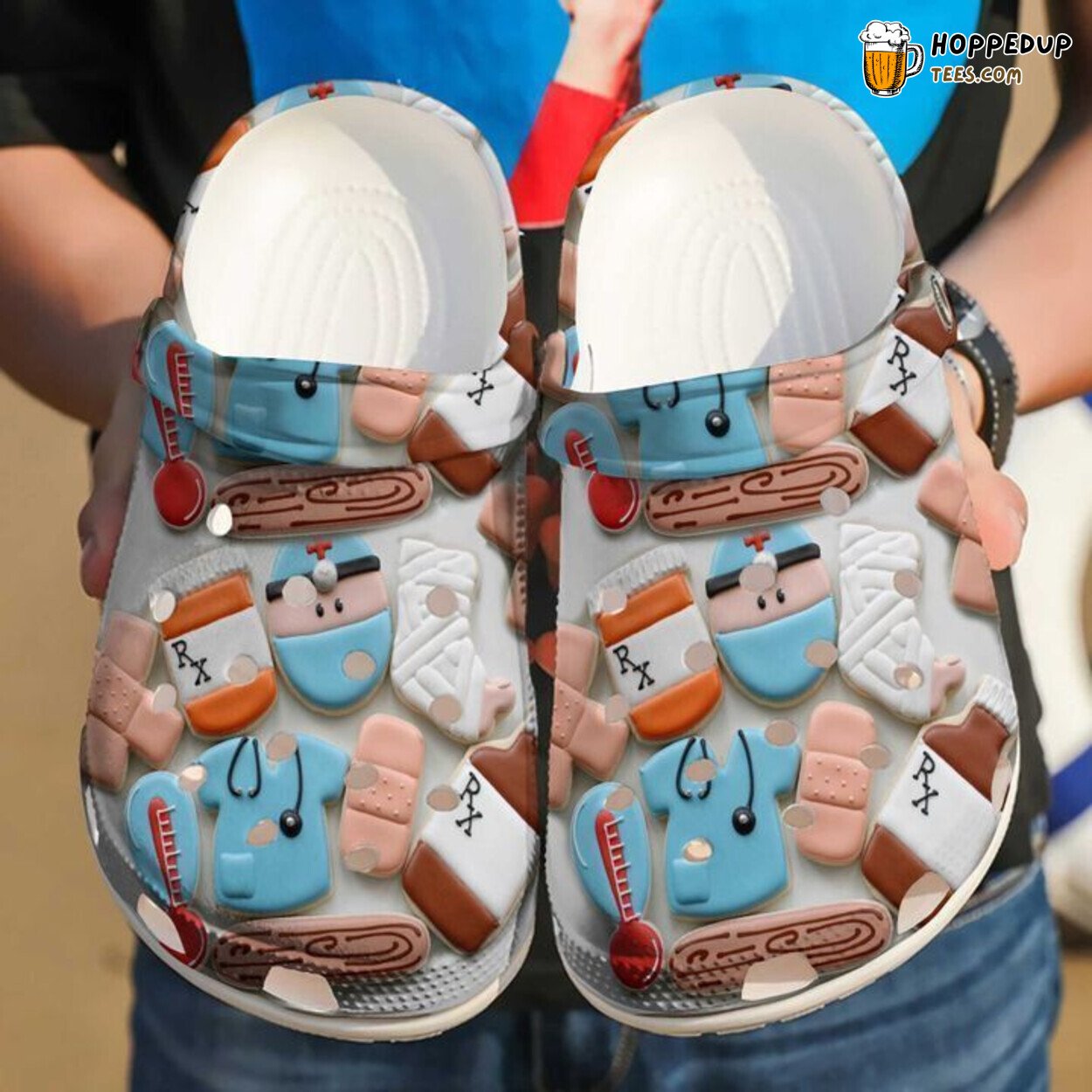 Nurse Rx Inspired Comfortable Rubber Clog Shoes for Healthcare Professionals