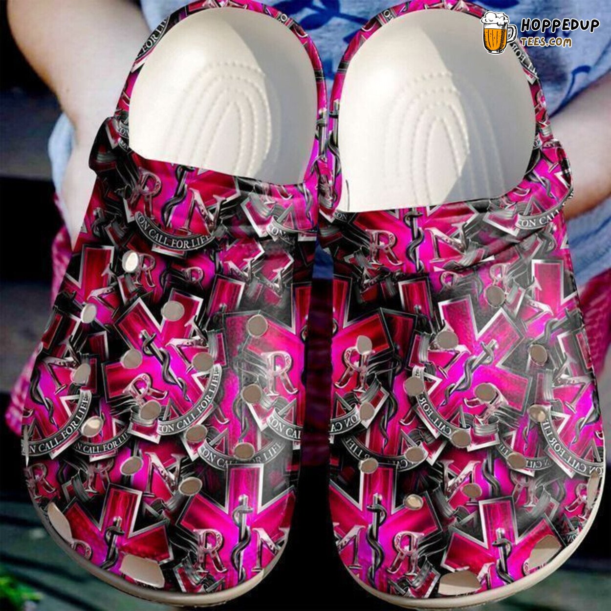 Nurse Star Of Life Classic Comfortable Unique Clogs Shoes Style
